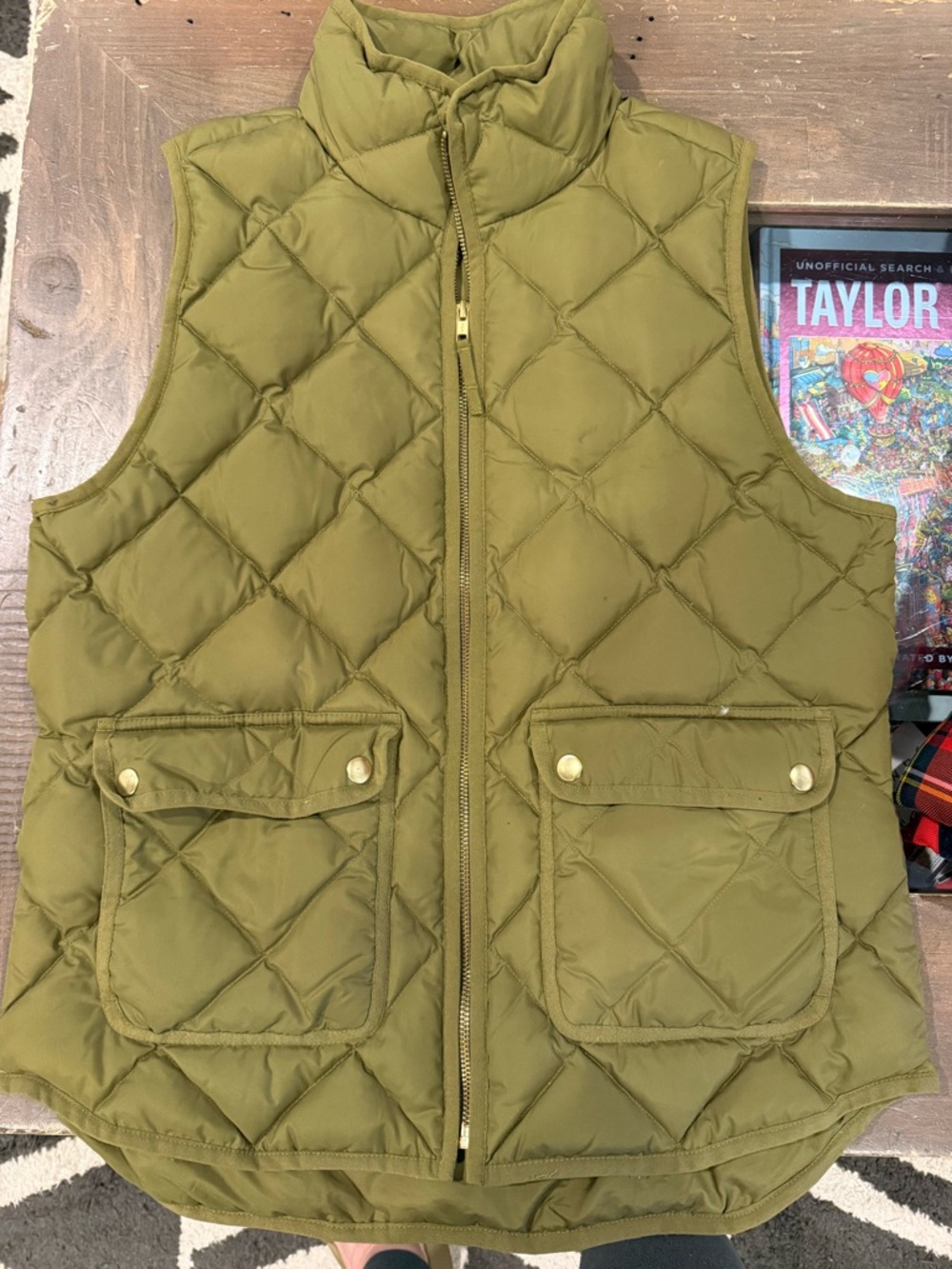 J Crew Quilted Puffer Vest